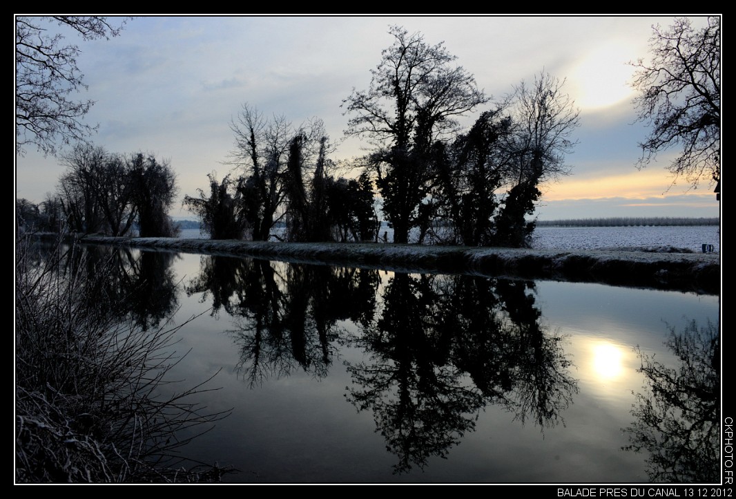 Balade au Canal à Muntzenheim le13 décembre 2012